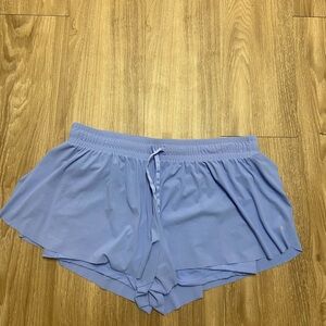 Yogalicious Light Blue/ Periwinkle Athletic Shorts